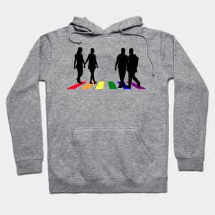 Rainbow Crossing (dark version) Hoodie